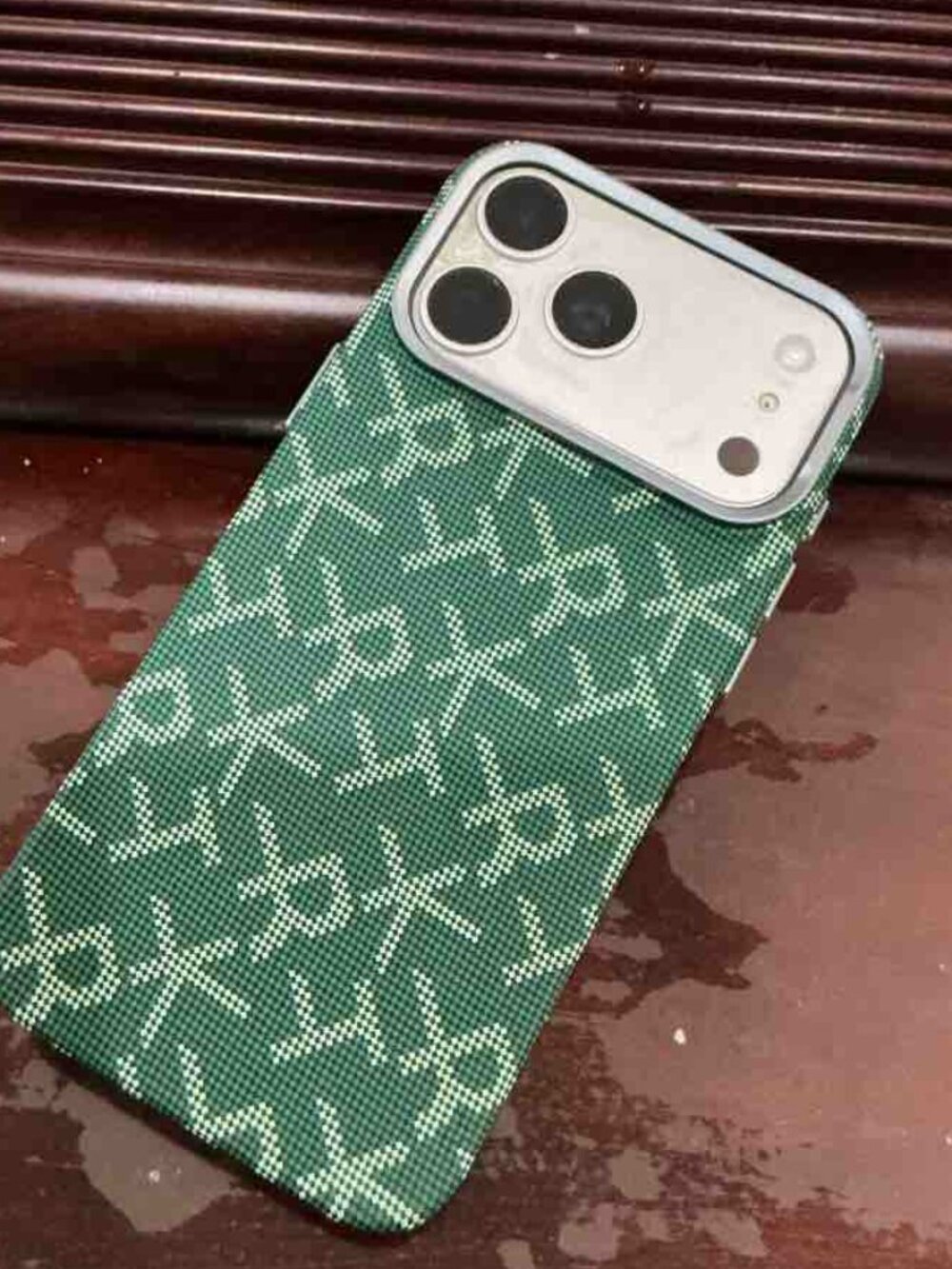 Emerald Green Geometric Phone Case